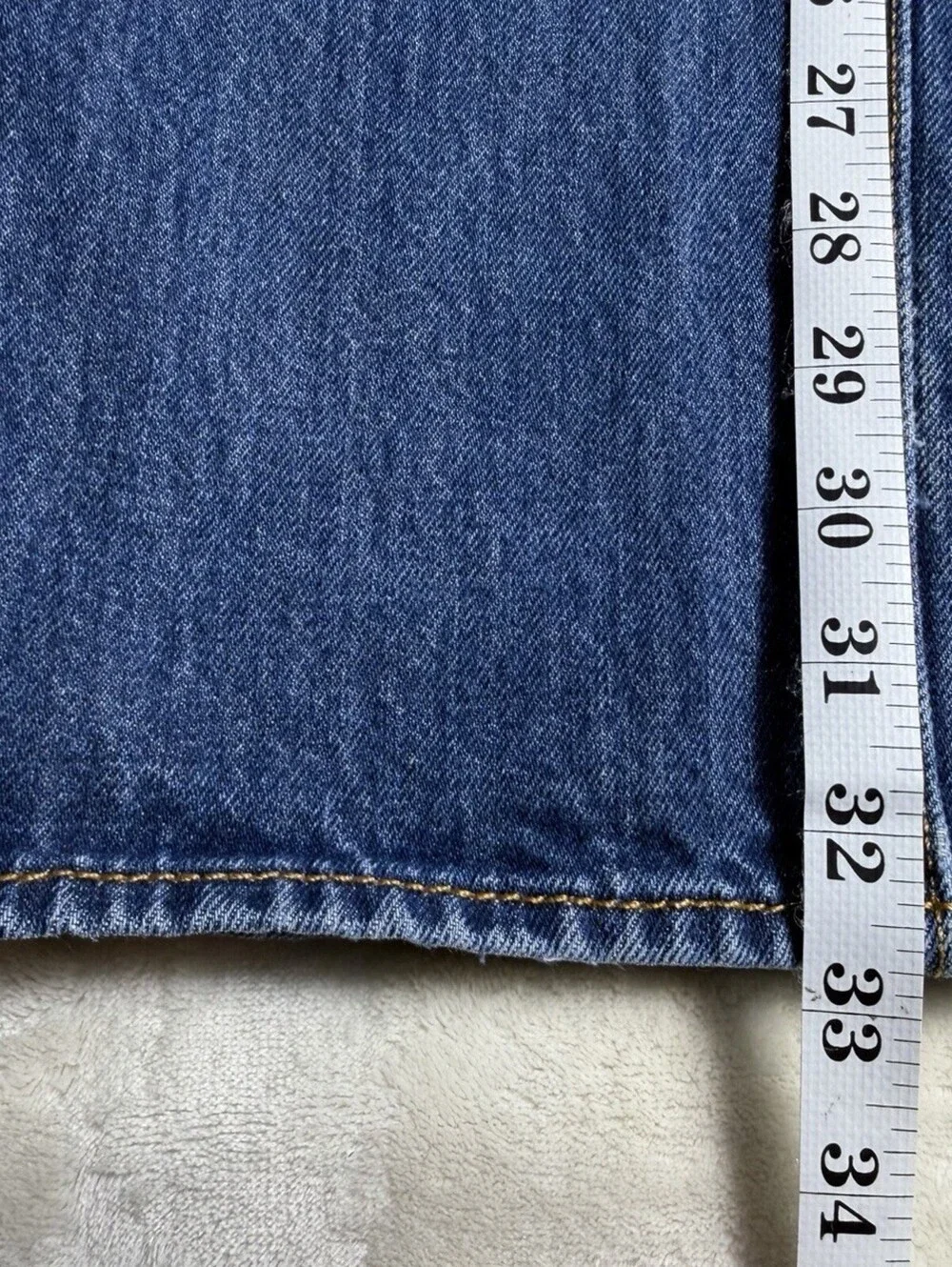 Levi's 501 Original Fit Men's Jeans W30 L34 Blue Denim Button Fly Classic